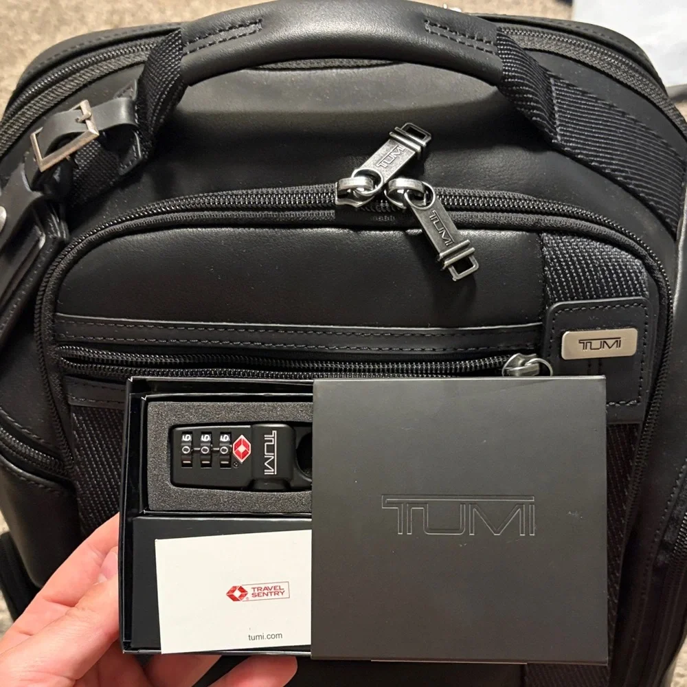 Tumi Alpha Bravo Hedrick Black Backpack